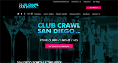Desktop Screenshot of clubcrawlsandiego.com